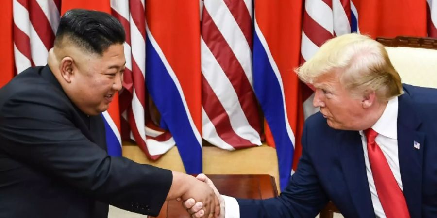 Kim und Trump bei Treffen im Juni 2019