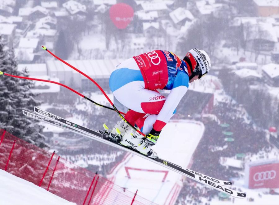 Ein Sieg auf der legendären Streif in Kitzbühel bleibt dem Schweizer bislang vorenthalten.