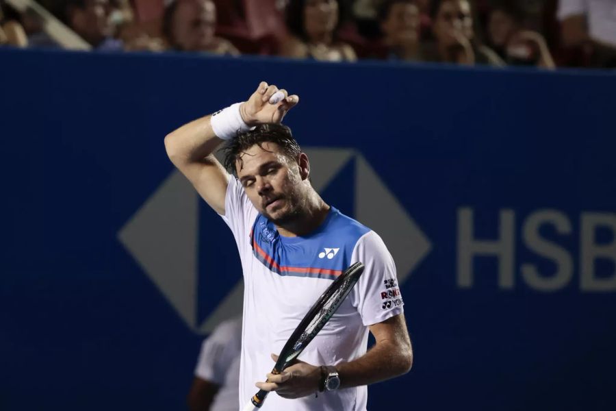 Stan Wawrinka gegen Grigor Dimitrov in Acapulco.