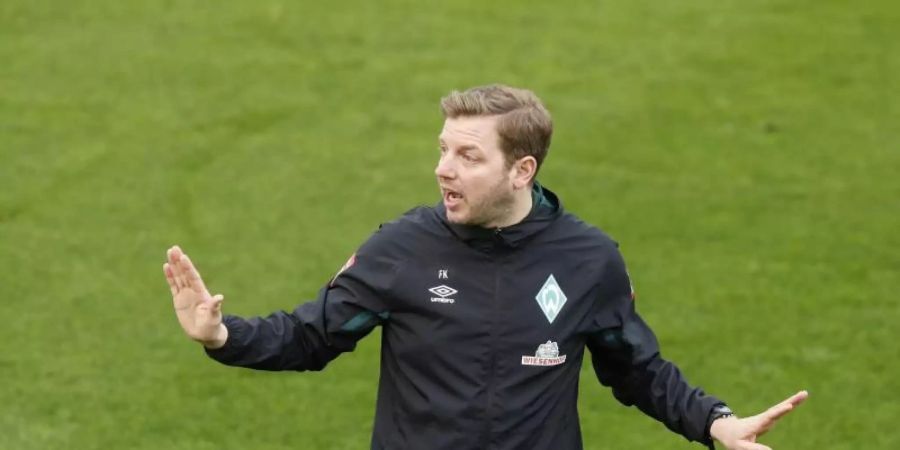 Angeschlagen: Werder-Coach Florian Kohfeldt. Foto: Clara Margais/dpa