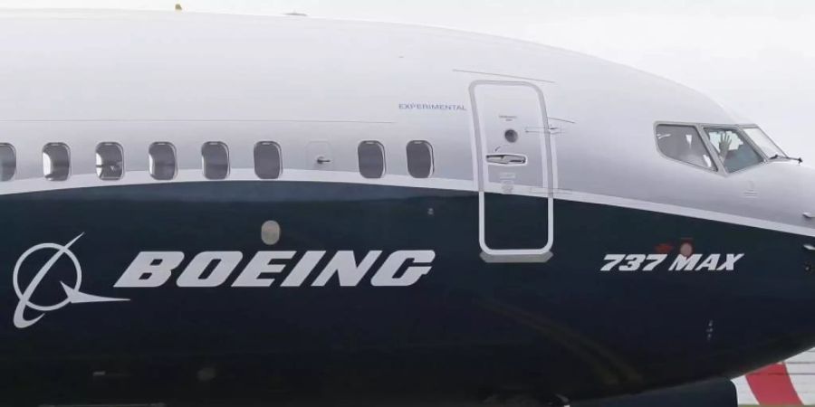 Eine Maschine vom Typ Boeing 737 Max. Foto: Ted S. Warren/AP/dpa