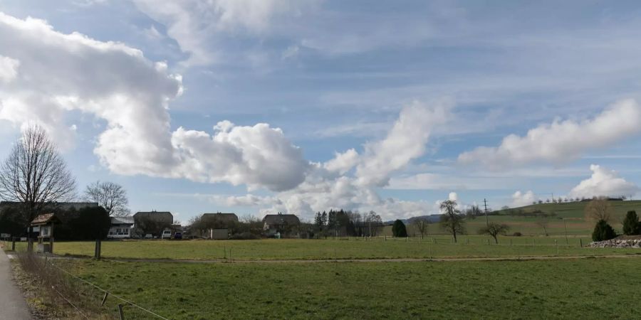 Landschaftfoto bei Villmergen im Kanton Aargau.