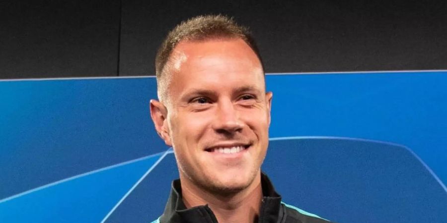 Hält sich daheim fit: Barça-Keeper Marc-André ter Stegen. Foto: Bernd Thissen/dpa