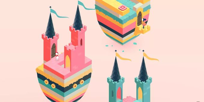 Das Puzzle-Spiel Monument Valley 2 für das Smartphone. Google Play Store Kostenlos