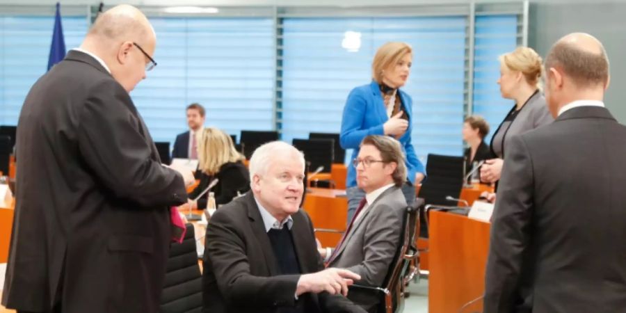 Kabinettssitzung im Kanzleramt