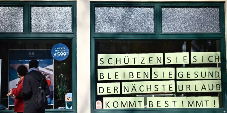 Geschlossenes Reisebüro in Berlin