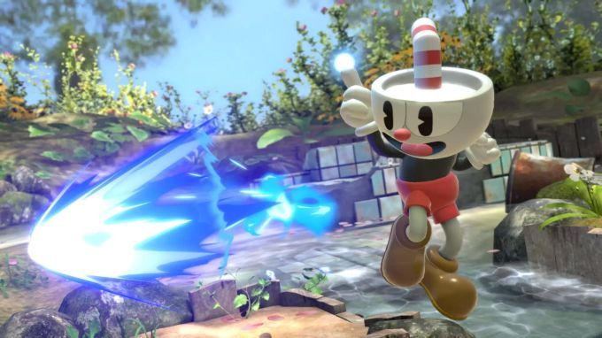 Cuphead kann nun als Kostüm für den Mii-Schützen in Super Smash Bros. Ultimate gekauft werden. Super Smash Bros. Ultimate