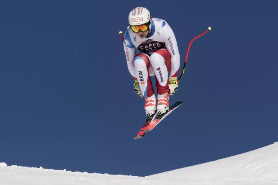 Lars Rösti holt am Lauberhorn Weltcup-Punkte.