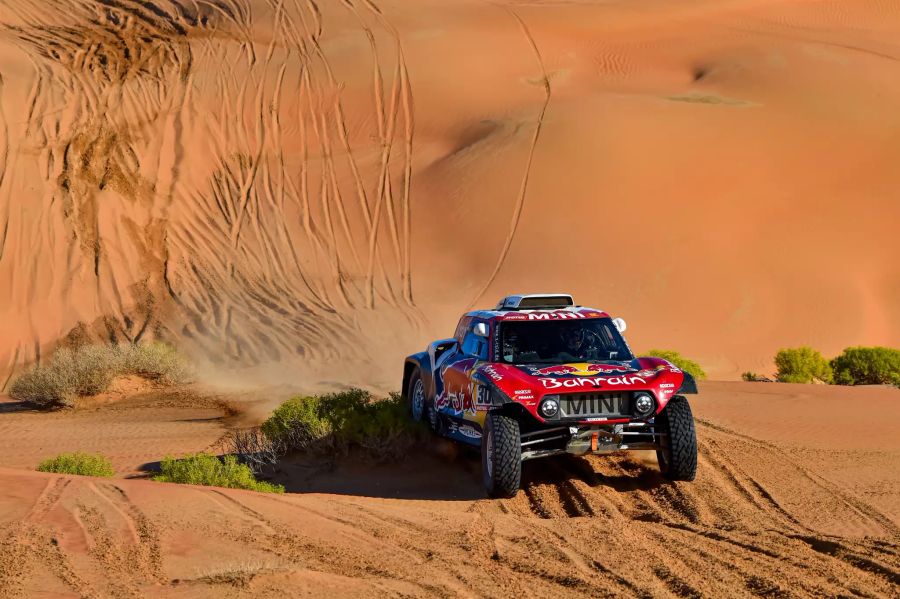 Carlos Sainz (Mini XRaid) bei der Rally Dakar 2020.