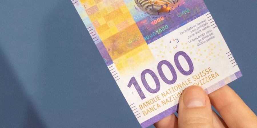 Finanzen 1000 Franken Banknote