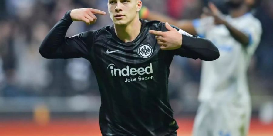 Hat das Interesse europäischer Topclubs geweckt: Eintracht-Torjäger Luka Jovic. Foto: Uwe Anspach