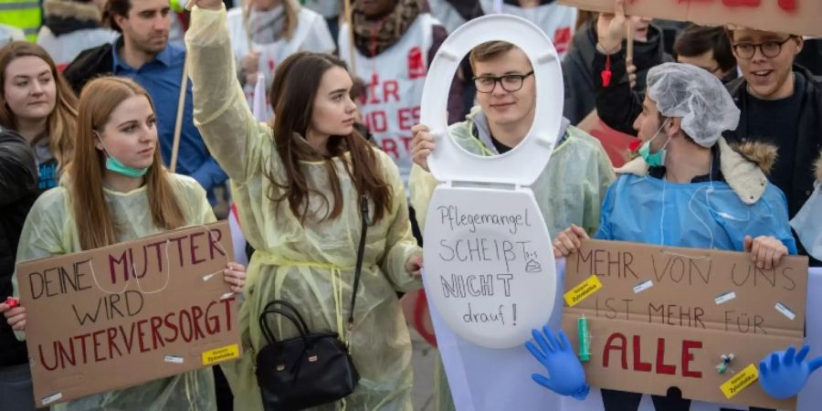 Gewerkschaftsdemo in München