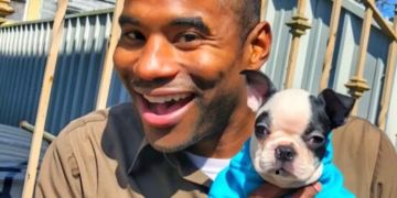 Hunde Mann Päckli USA