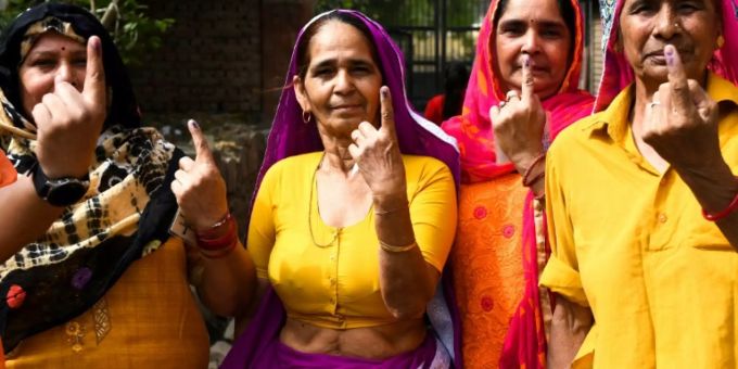Vorletzte Runde der Parlamentswahl in Indien Vorletzte Runde der Parlamentswahl in Indien