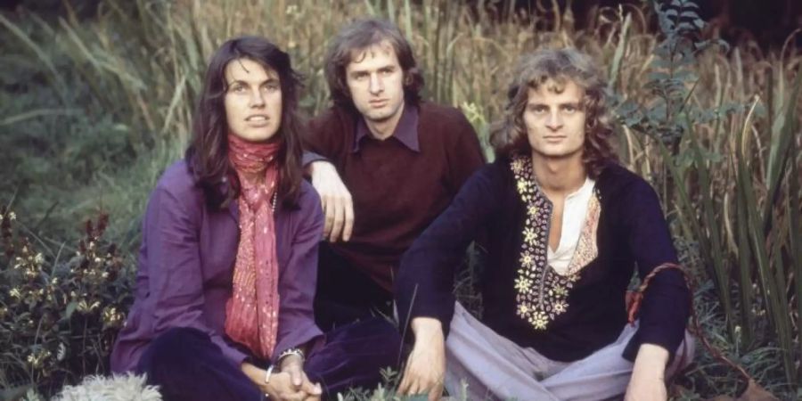 Bettina v. Waldthausen, Frank Fiedler und Florian Fricke waren Popol Vuh. Foto: Credit Edition Popol Vuh