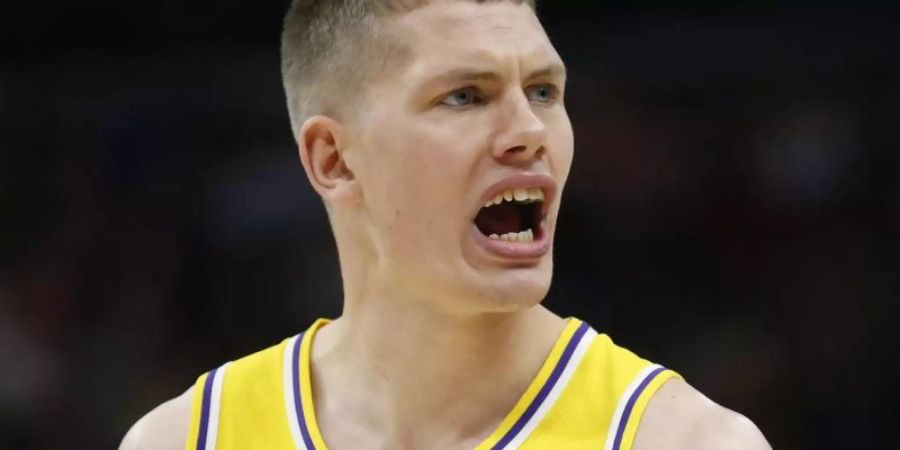 Hat mit den Los Angeles Lakers in New Orleansw gewonnen: Moritz Wagner. Foto: Rick Bowmer/AP/dpa