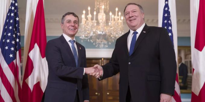 «Gute Dienste» - Trump-Aussenminister dankt Schweiz für Corona-Hilfe