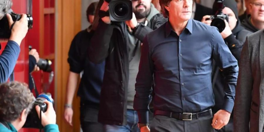 Bundestrainer Löw droht ohne Gruppensieg 2020 eine Hammergruppe bei der EM. Foto: Boris Roessler