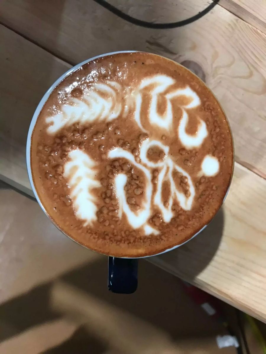 Dieser Wiesenhase zeigte Gap in der Vorrunde der diesjährigen Latte Art Meisterschaft.