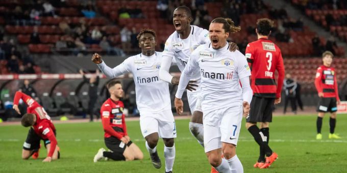Adrian Winter schiesst das entscheidende 2:1 für den FCZ. FCZ gegen SC Kriens.