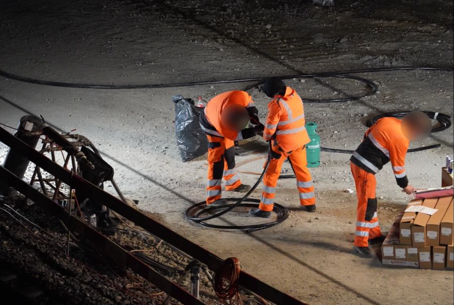 Die Reparaturarbeiten in Liestal BL dauern an.