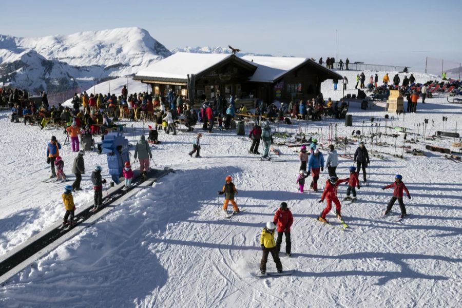 Grindelwald ist ein beliebter Ort für Skifahrer.