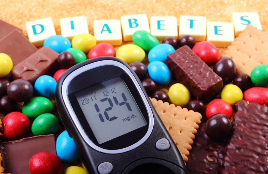 Kohlenhydrate und Zucker sollten bei Diabetes reduziert werden.