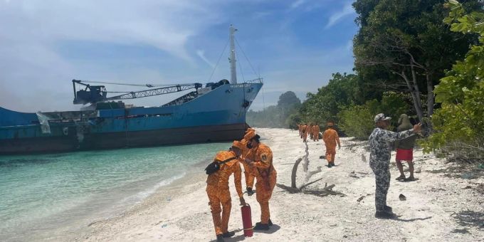 Die Fähre «MV Lady Mary Joy 3» fing auf den Philippinen Feuer. Fähre