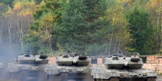 Leopard-Panzer bei einem Übungseinsatz. (Symbolbild) leopard Rheinmetall