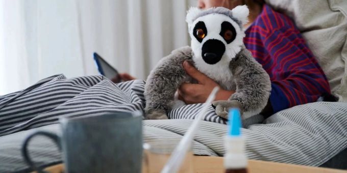 Zurzeit fehlen aktuell in der Schule, weil sie krank sind. krank