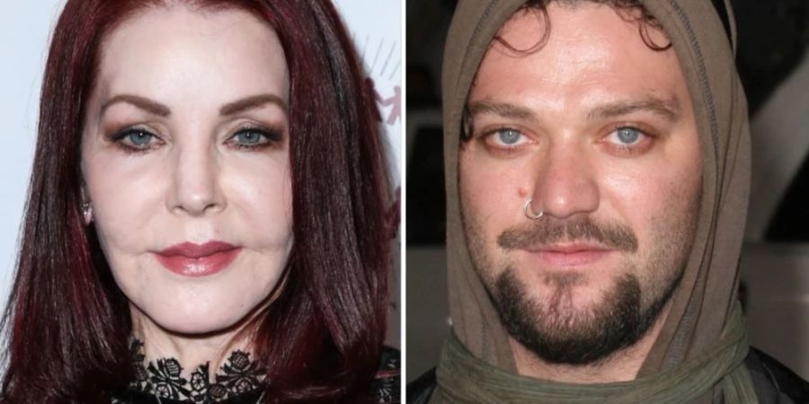 Priscilla Presley (l.) und «Jackass»-Star Bam Margera haben sich zu einem gemeinsamen Mittagessen getroffen.