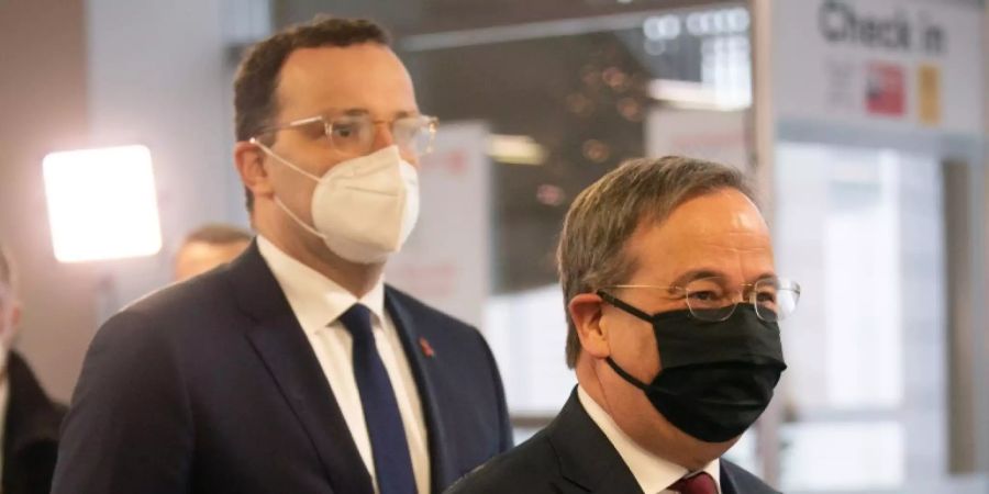 Laschet (r.) und Spahn