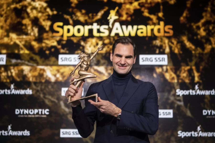 Roger Federer wurde an den «Sports Awards» zum besten Sportler der letzten 70 Jahre gekürt.