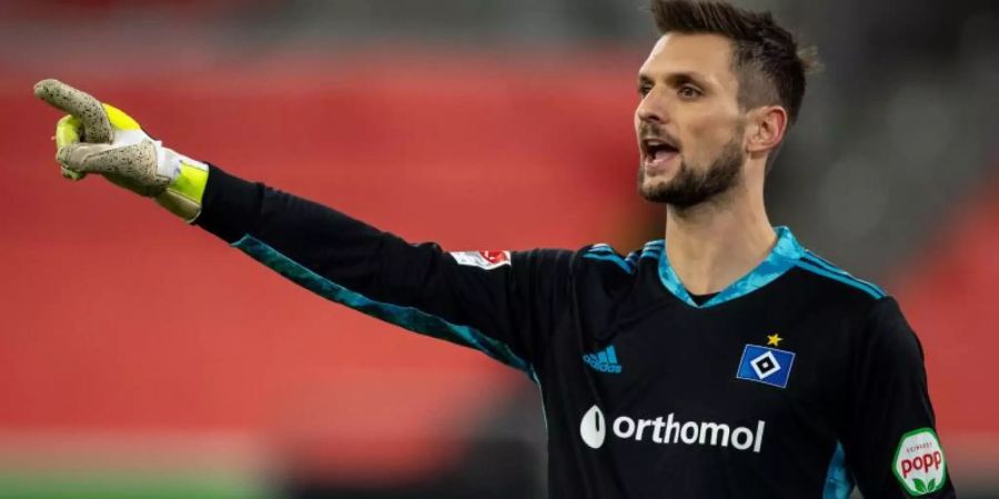 Torhüter Sven Ulreich will mit dem HSV aufsteigen. Foto: Marius Becker/dpa