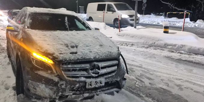 Verkehrsunfall in Glarus.