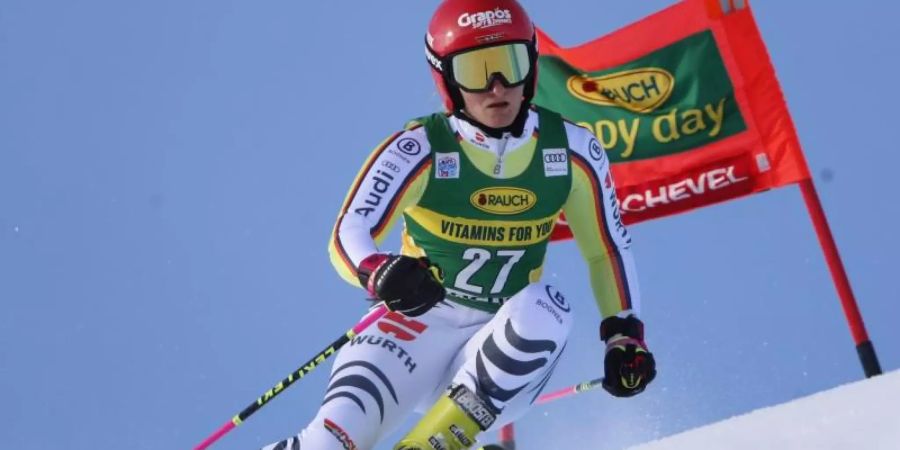 Marlene Schmotz musste wegen Knieproblemen auf den Riesenslalom in Semmering verzichten. Foto: Gabriele Facciotti/AP/dpa