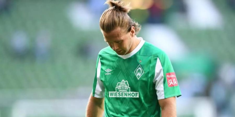 Fällt vorerst verletzt aus: Werder-Angreifer Niclas Füllkrug. Foto: Carmen Jaspersen/dpa