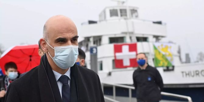 Alain Berset Impfschiff Coronavirus