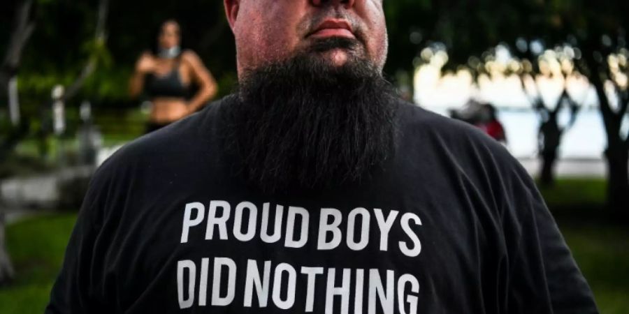 Anhänger der Proud Boys in Miami