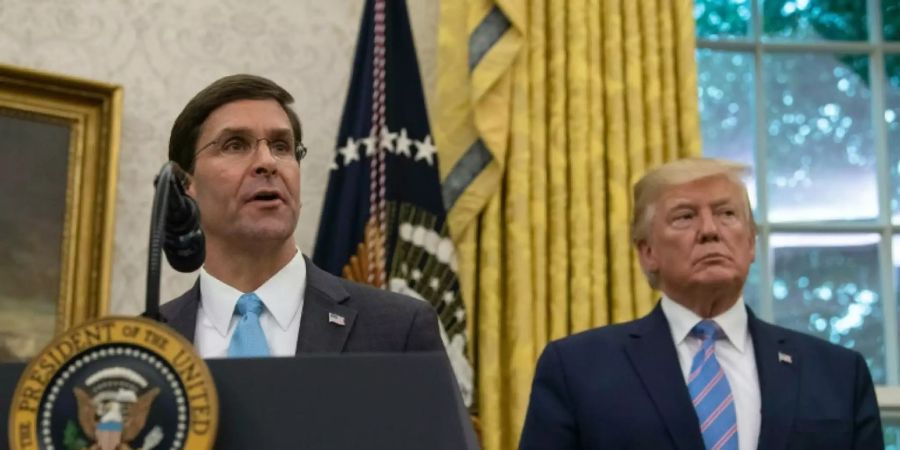 donald trump mark esper