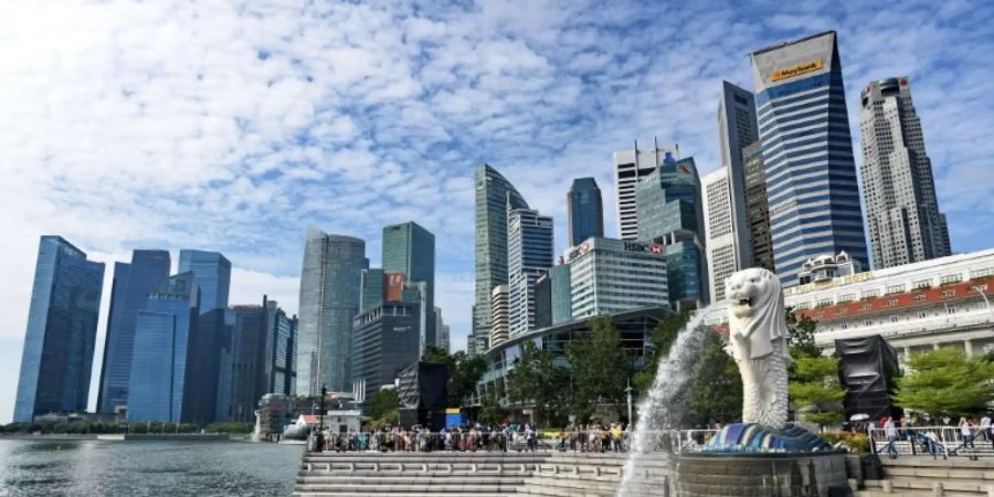 Skyline von Singapur