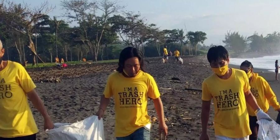 Die Müll-Misere auf Bali ist zu einem jährlich wiederkehrenden Phänomen geworden. Foto: -/Trash Hero Indonesia/dpa