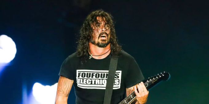 Der Sänger Dave Grohl. Dave Grohl