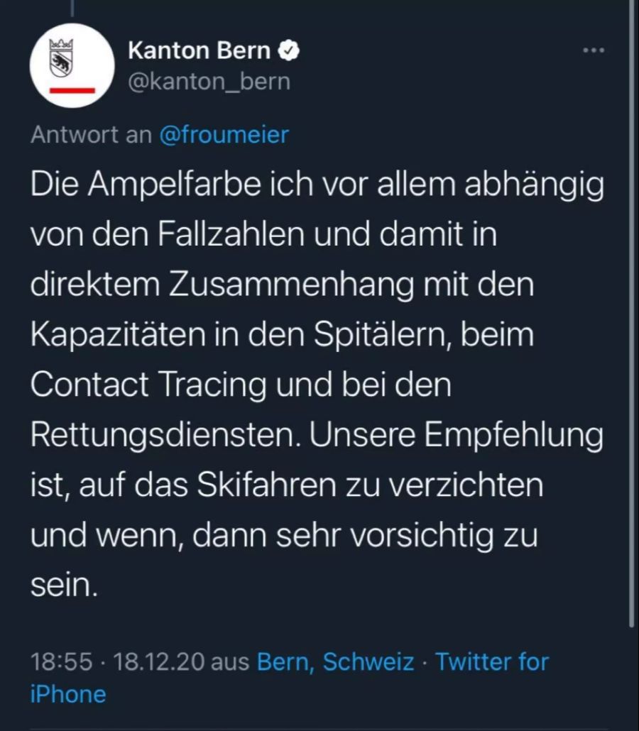 Kanton Bern Skigebiete