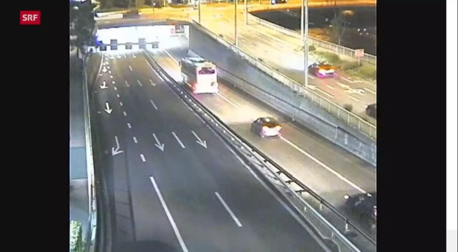 Notbremsung verkehrskamera luzern