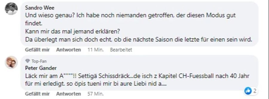 Viele Online-Kommentare auf Facebook sehen die Reform kritisch.