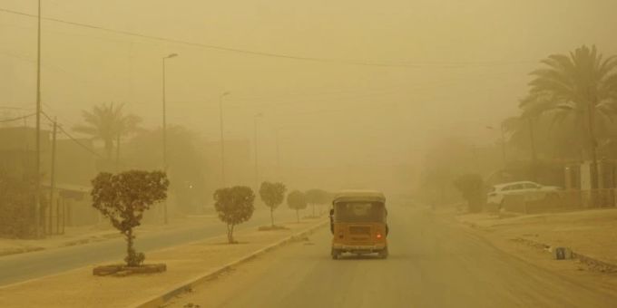 Staub im Irak Staub im Irak