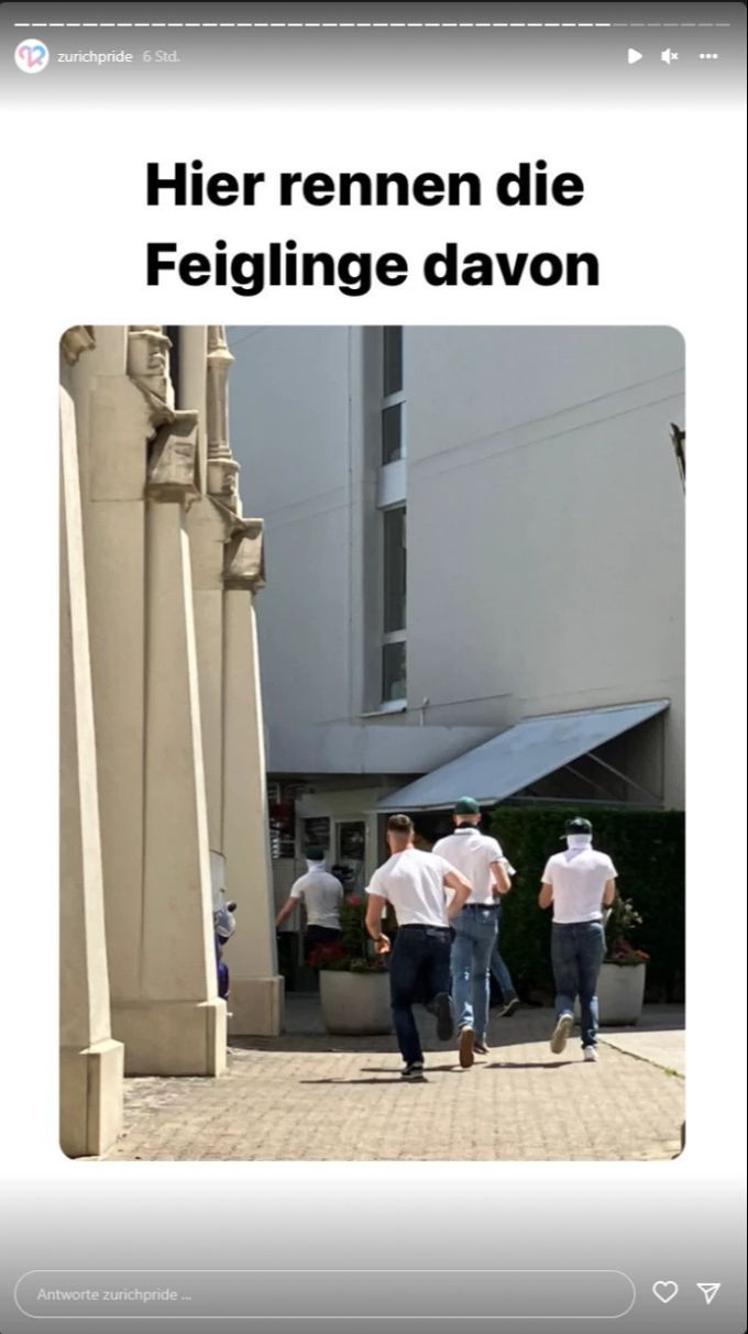 Unbekannte wollten den Gottesdienst stören, wurden aber in die Flucht geschlagen. Pride