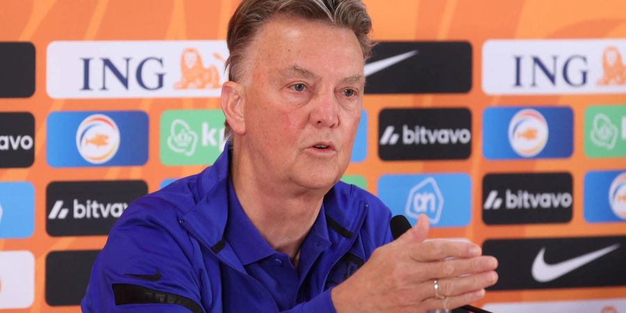 Der niederländische Nationaltrainer Louis Van Gaal hatte die Bayern von 2009 bis 2011 trainiert.