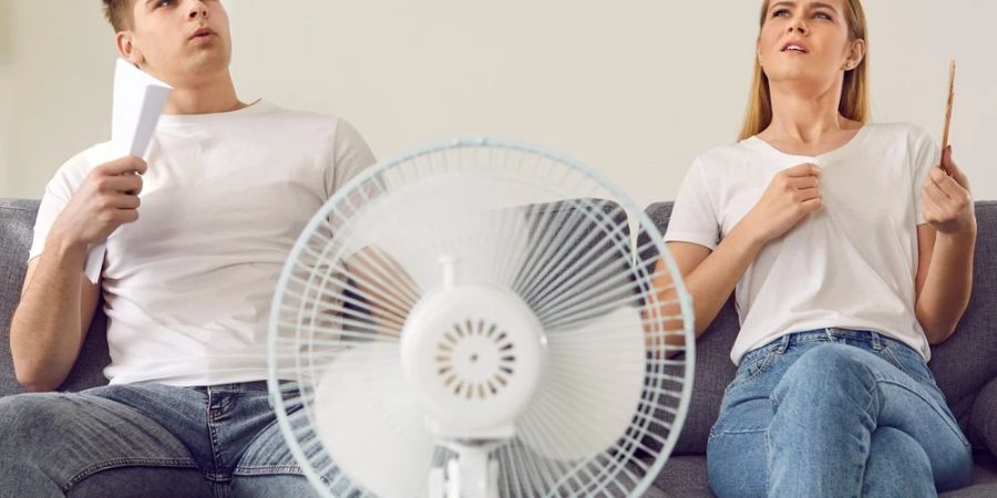 Ist der Ventilator an einem ungünstigen Standort platziert, zeigt er nur wenig Wirkung.